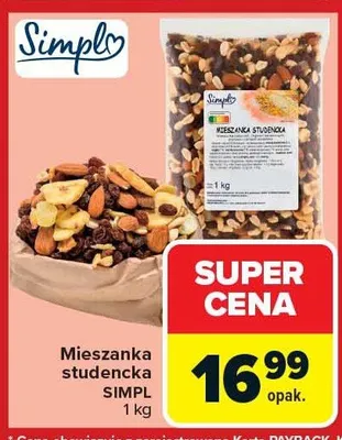 Mieszanka studencka promocja w Carrefour Market