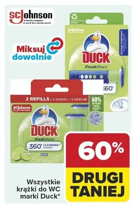 Krążki do WC Duck Fresh Discs promocja w Carrefour Market
