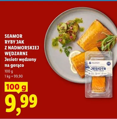 Jesiotr wędzony na gorąco promocja w Lidl