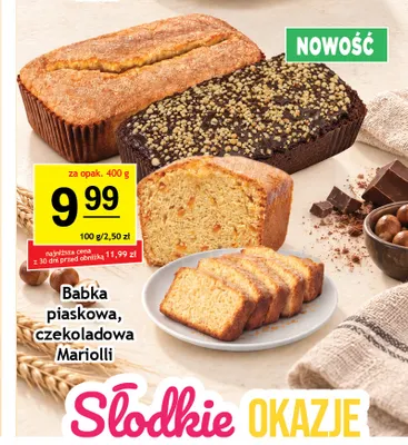 Babka czekoladowa Mariolli promocja w Gram Market