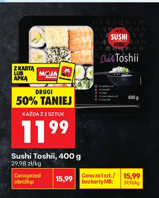 Sushi Toshii promocja w Biedronka