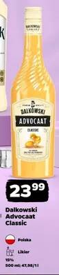 Likier Dalkowski Advocaat Classic promocja w Netto