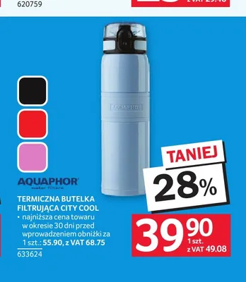 Termiczna butelka filtrująca Aquaphor City Cool promocja w Selgros