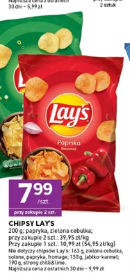 Chipsy Lay's Papryka promocja w Stokrotka