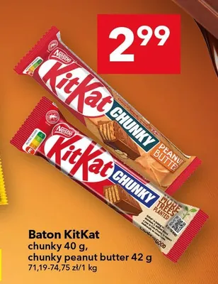 Baton KitKat Chunky promocja w LEWIATAN