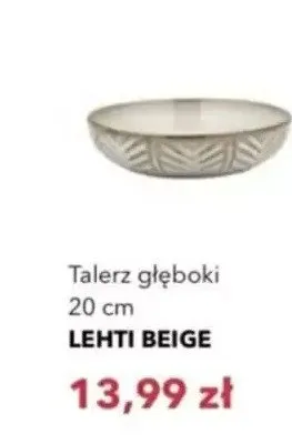 Talerz głeboki 21 cm promocja w Nela