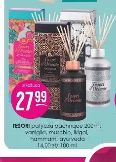 Patyczki pachnące Tesori d'Oriente ayurveda promocja w Drogerie Jasmin