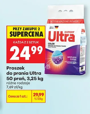 Proszek do prania Ultra Color promocja w Biedronka