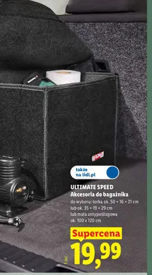 Akcesoria do bagażnika Ultimate Speed torba 50x16x21 cm promocja w Lidl