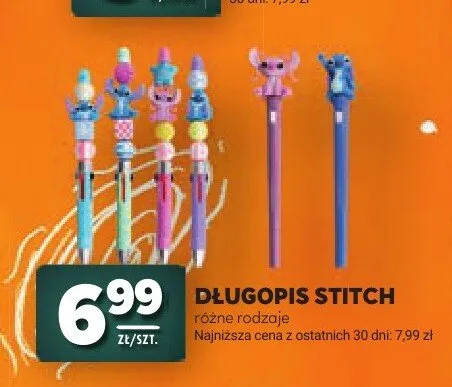 Długopis Stitch promocja w Stokrotka