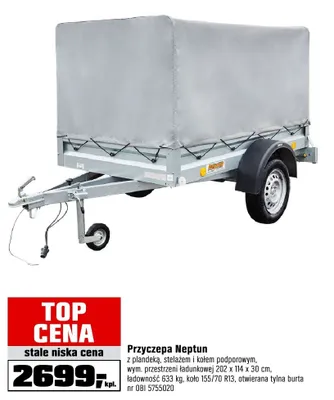 Przyczepa Neptun promocja w OBI