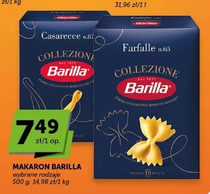 Makaron Barilla Farfalle n.65 promocja w ABC