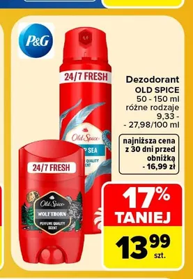 Dezodorant Old Spice promocja w Carrefour Market