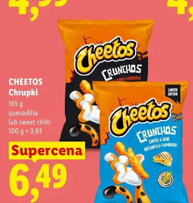Chrupki Cheetos Crunchos Quesadilla promocja w Lidl