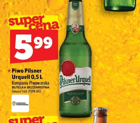 Piwo Pilsner Urquell promocja w TOPAZ