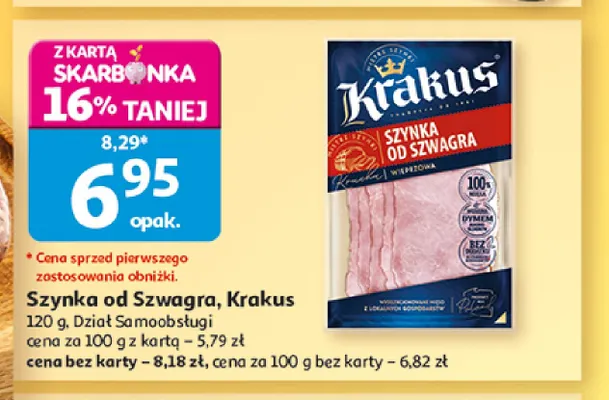 Szynka od Szwagra Krakus promocja w Auchan