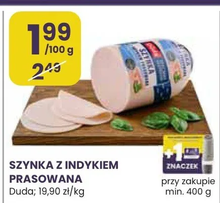 Szynka z indykiem prasowana promocja w Stokrotka