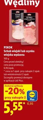 Schab wiejski Pikok promocja w Lidl