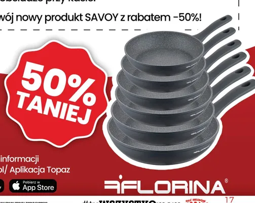 Patelnia Florina Savoy promocja w TOPAZ