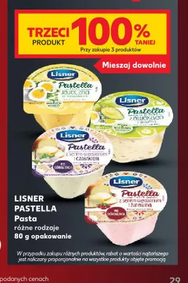 Pasta Pastella Lisner promocja w Kaufland