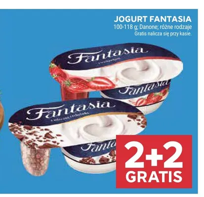 Jogurt Fantasia Danone promocja w Stokrotka