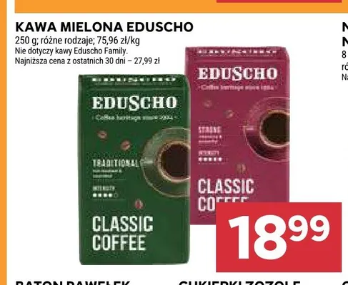Kawa mielona Eduscho promocja w Stokrotka