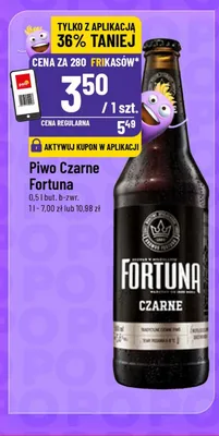 Piwo Czarne Fortuna promocja w POLOmarket