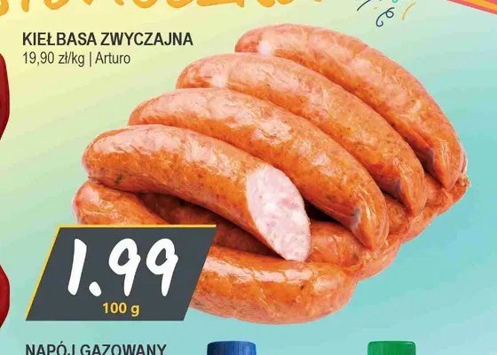 Kiełbasa zwyczajna Arturo promocja w Słoneczko