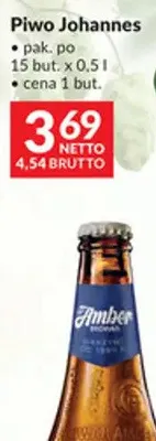 Piwo Amber Johannes promocja w Makro