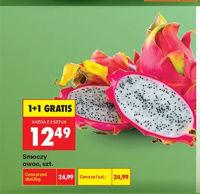 Smoczy owoc promocja w Biedronka