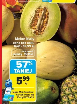 Melon biały promocja w Carrefour