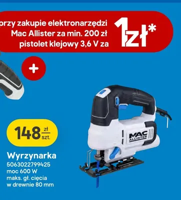 Wyrzynarka Mac Allister promocja w Castorama
