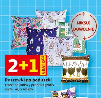 Poszewki na poduszki promocja w Auchan