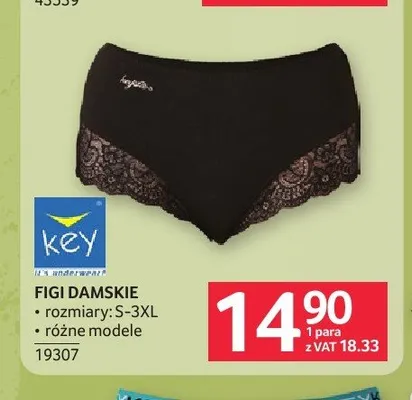 Figi damskie Key promocja w Selgros