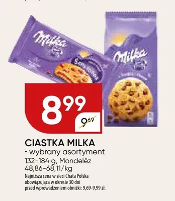 Ciastka milka wybrany asortyment promocja w Chata Polska