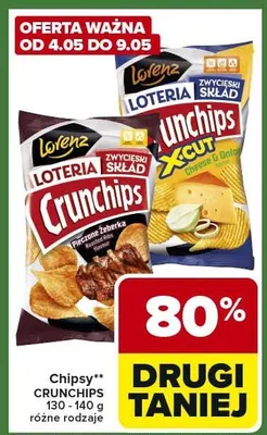 Chipsy Crunchips Lorenz promocja w Carrefour Express