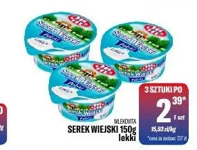 Serek wiejski lekki Mlekovita promocja w Tomi Markt