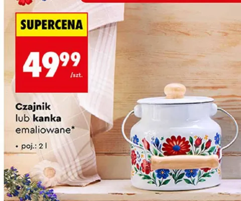 Kanka emaliowana Emalia Olkusz promocja w Biedronka