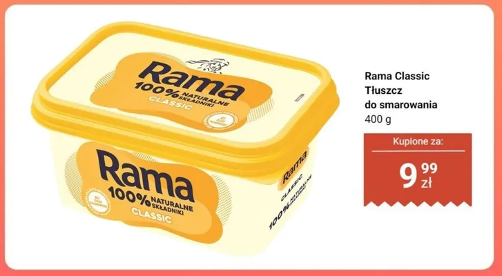 Do smarowania Rama Classic promocja w Dino
