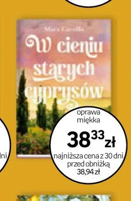 Książka W cieniu starych cyprysów Mary Carrillo promocja w Empik