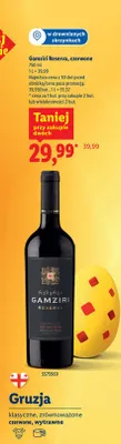 Wino czerwone, wytrawne klasyczne, zrównoważone promocja w Lidl