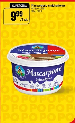 Mascarpone śmietankowe promocja w POLOmarket