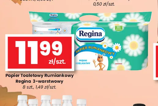 Papier toaletowy rumiankowy Regina 3-warstwowy 8-pak promocja w emma MARKET