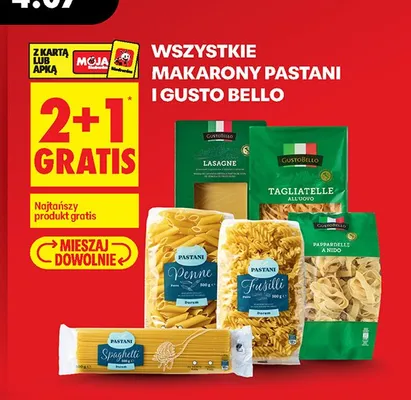 Makarony Pastani i Gusto Bello promocja w Biedronka