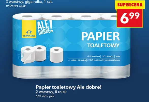 Papier toaletowy promocja w LEWIATAN