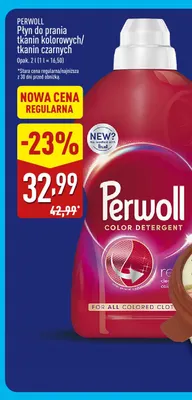 Płyn do prania tkanin kolorowych Perwoll promocja w Aldi