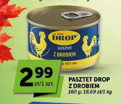Pasztet Drop z drobiem promocja w Groszek