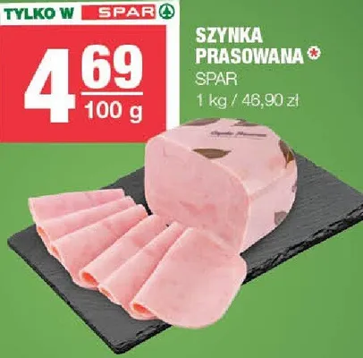 Szynka praserowana promocja w SPAR