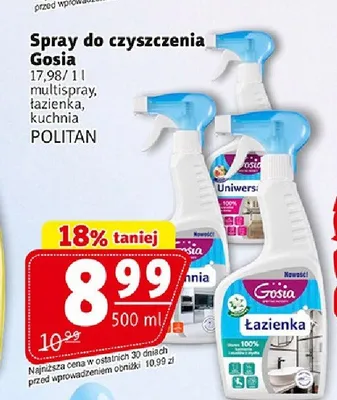 Spray do czyszczenia Gosia multispray promocja w Prim Market