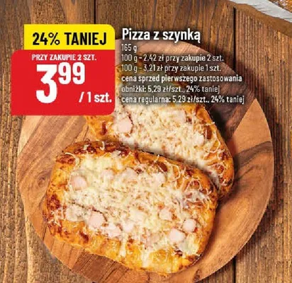 Pizza z szynką promocja w POLOmarket